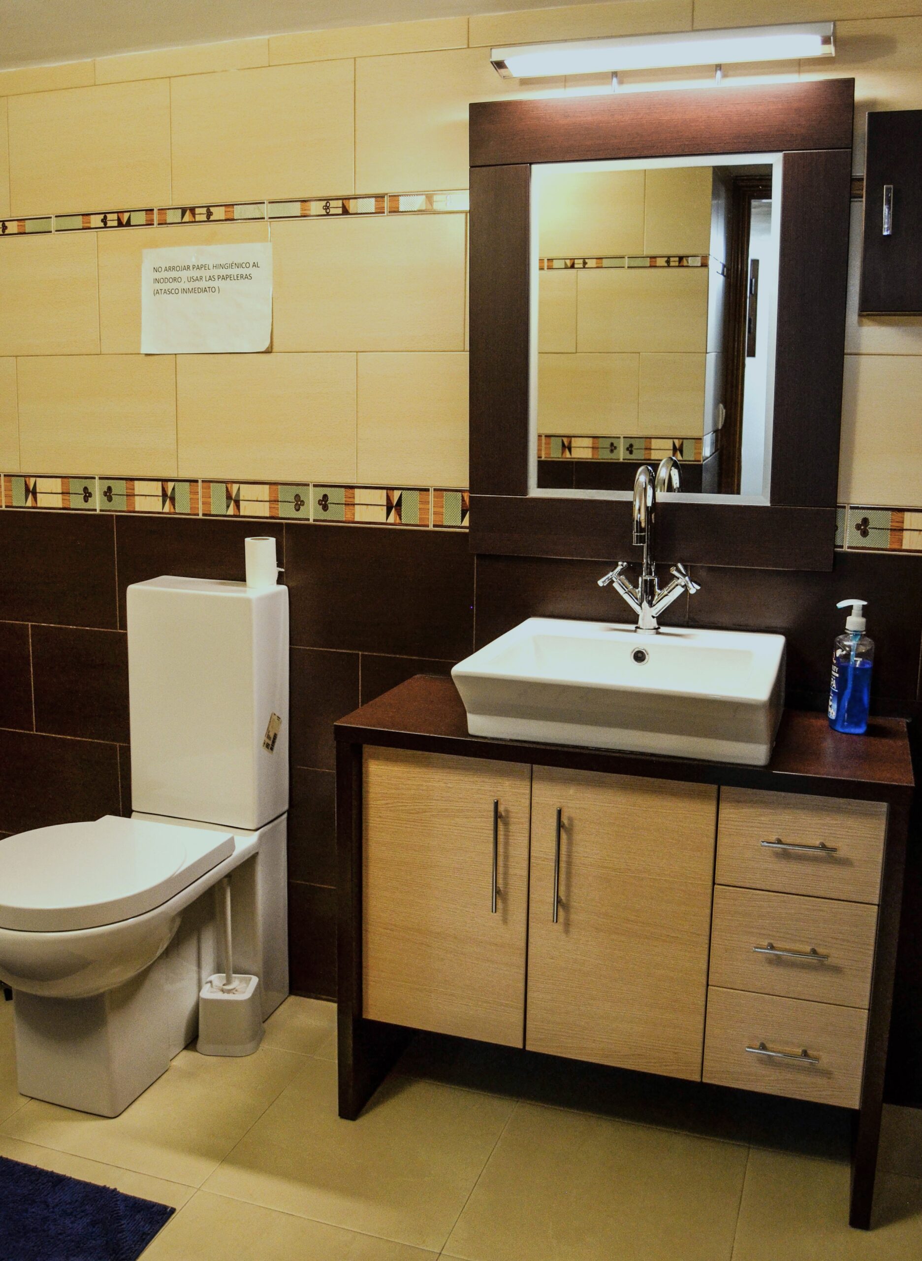 Baño Casa Bodeguilla Baño bien iluminado Villa las Talas